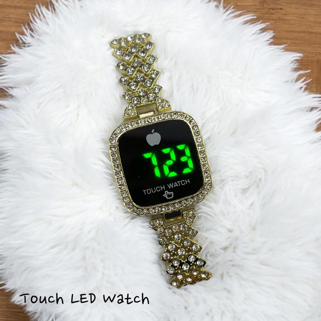 Open media 1 in modal  Open media 2 in modal  Open media 3 in modal  Open media 4 in modal  Open media 5 in modal  Open media 6 in modal My Store  Ladies Luxury Diamond Watch Steel Band Diamond Touch Screen LED Electronic Watches